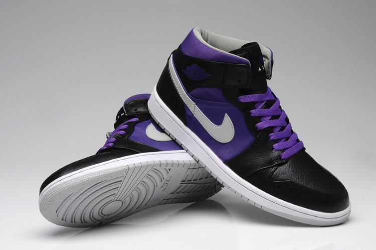 2013 Jordan 1 Retro Black Purple White