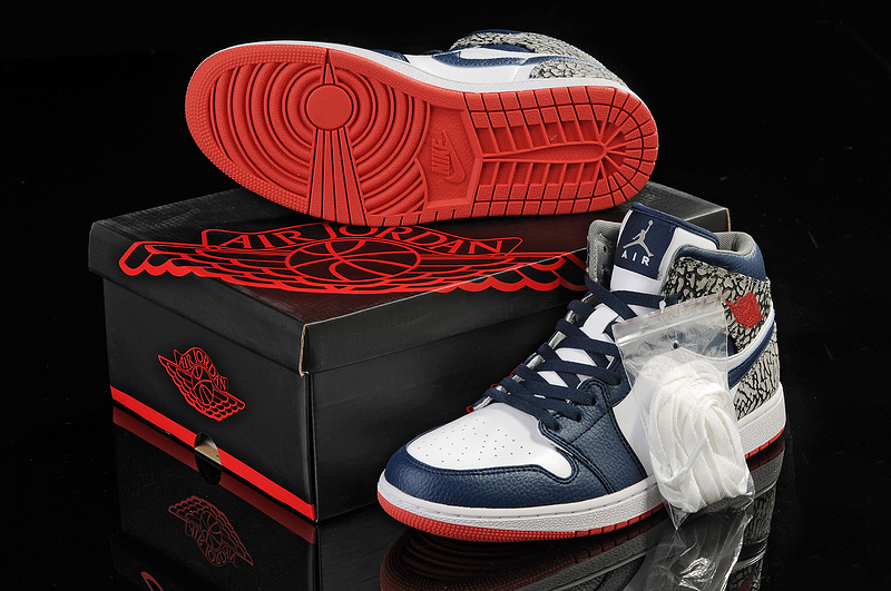 2013 Jordan 1 Retro Blue White Grey