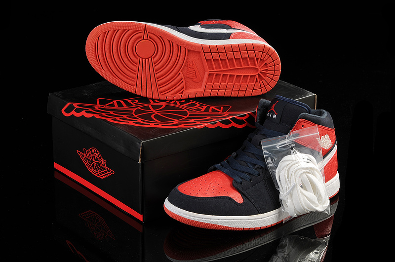 2013 Jordan 1 Retro Dark Red White