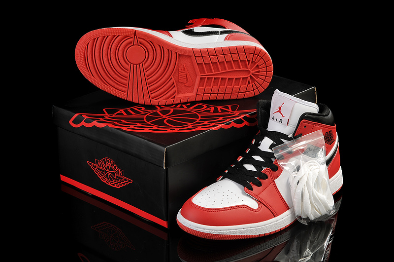 2013 Jordan 1 Retro White Red - Click Image to Close