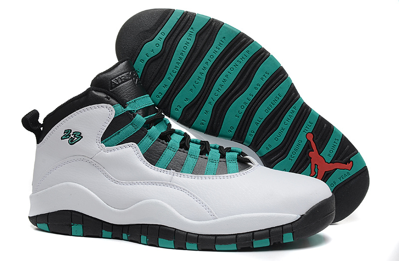 New Air Jordan 10 Retro Verde 2015 - Click Image to Close