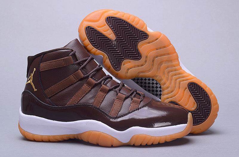 New Air Jordan 11 Brown Gum - Click Image to Close