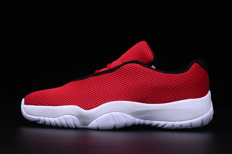 2015 Real Air Jordan 11 Future Red Black White Shoes - Click Image to Close