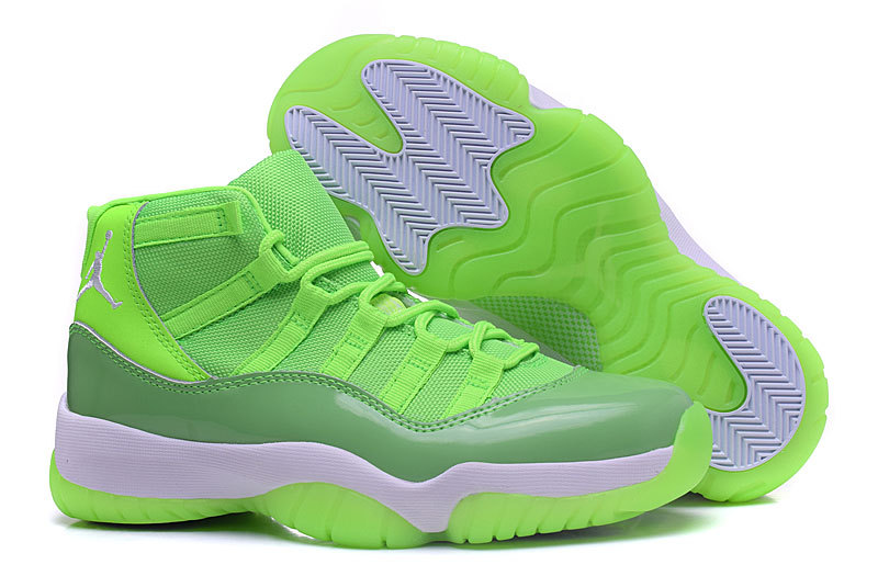 New Air Jordan 11 GS Neon Green PE