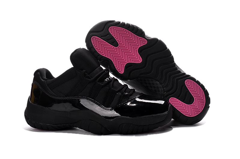 New Air Jordan 11 Low Black Pink 2016