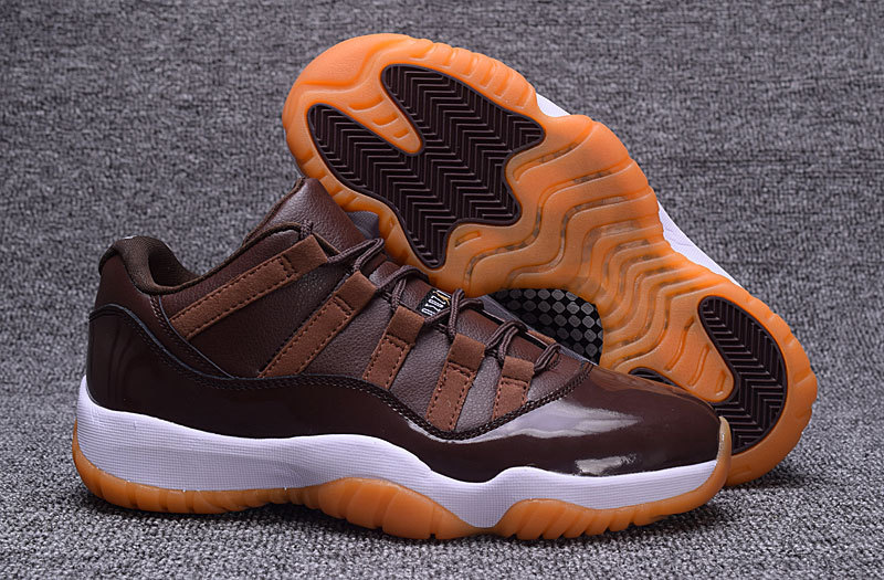 New Air Jordan 11 Low Brown Gum - Click Image to Close