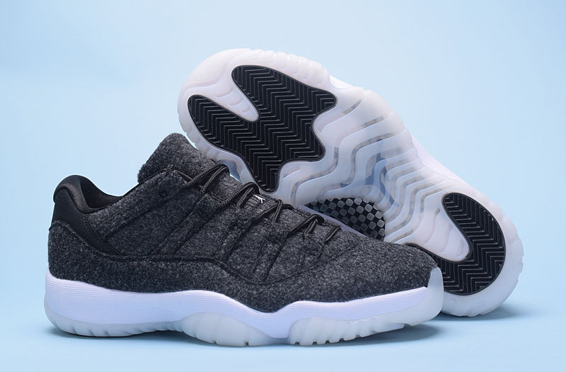 New Air Jordan 11 Low Wool - Click Image to Close