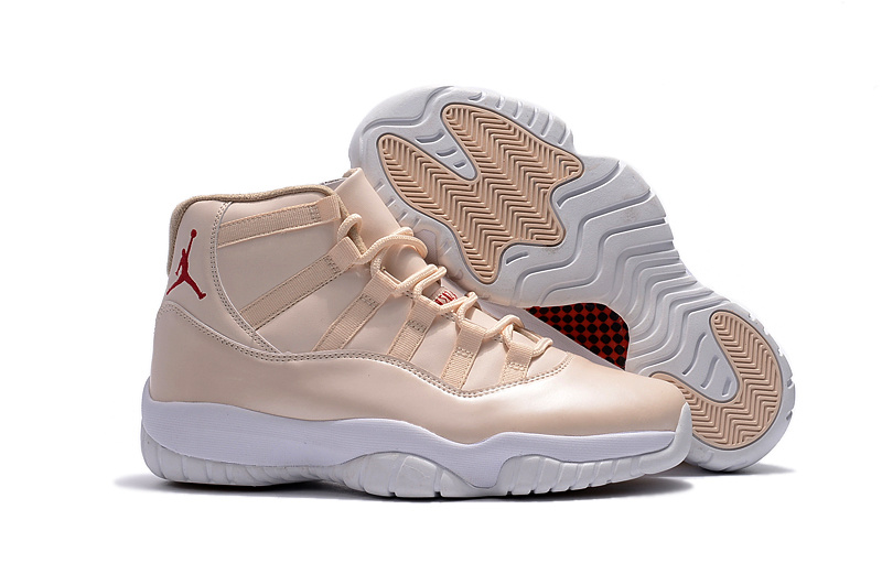 New Air Jordan 11 Maroon Beige White