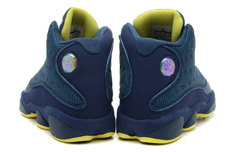 New Air Jordan 13 All Blue Shoes