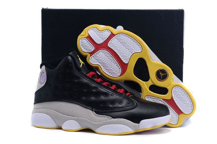 New Air Jordan 13 Black Grey Gold 2015