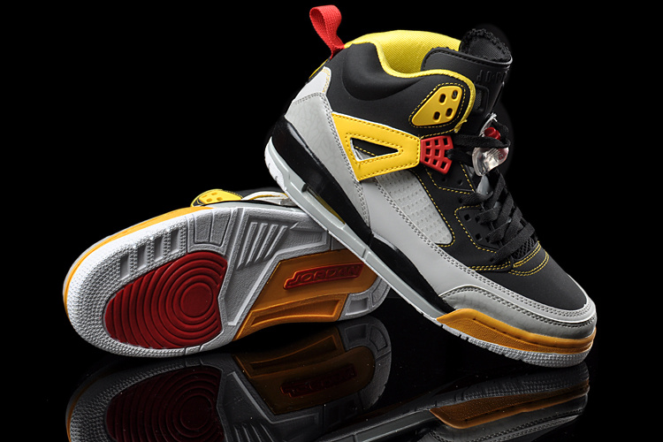 New Jordan Retro 3.5 Black Grey Yellow - Click Image to Close