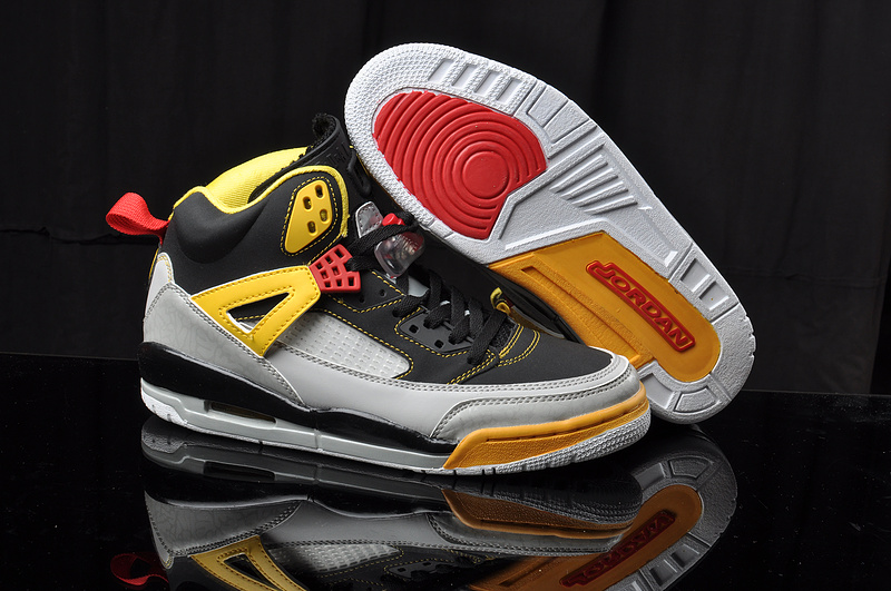 New Jordan Retro 3.5 Black Grey Yellow - Click Image to Close