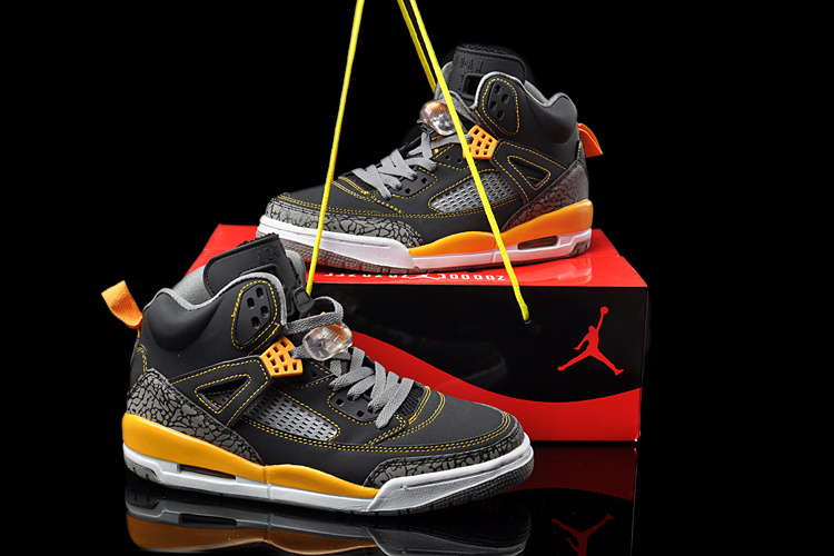New Jordan Retro 3.5 Black Grey Yellow