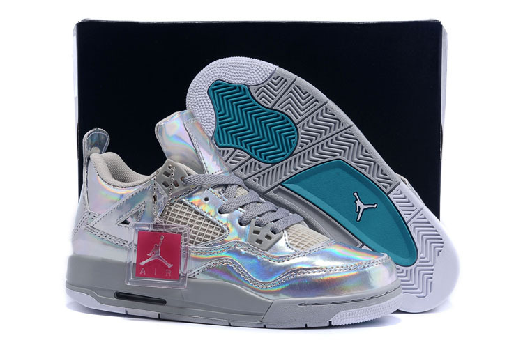 New Air Jordan 4 GS Pearl 2015 - Click Image to Close