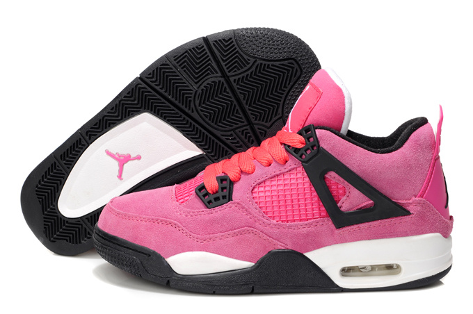 Cheap Jordan 4 Pink White For Women - Click Image to Close