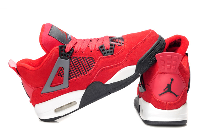 Cheap Jordan 4 Red White For Women