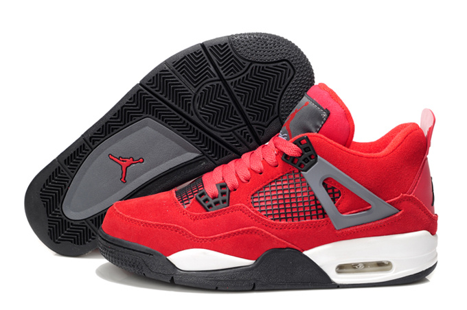 Cheap Jordan 4 Red White For Women