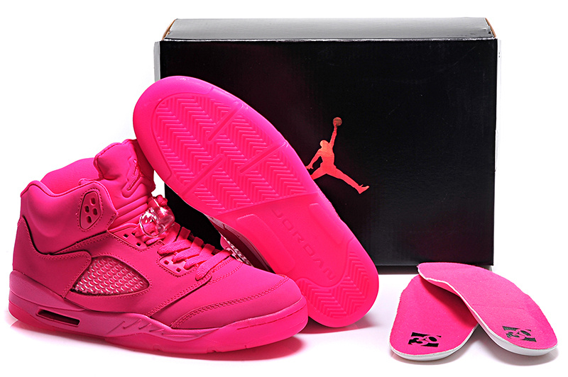 New Air Jordan 5 GS All Pink