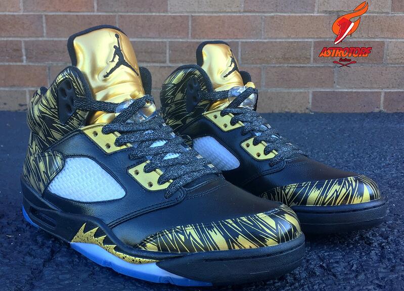 New Air Jordan 5 Wings Olympic Gold Medal - Click Image to Close