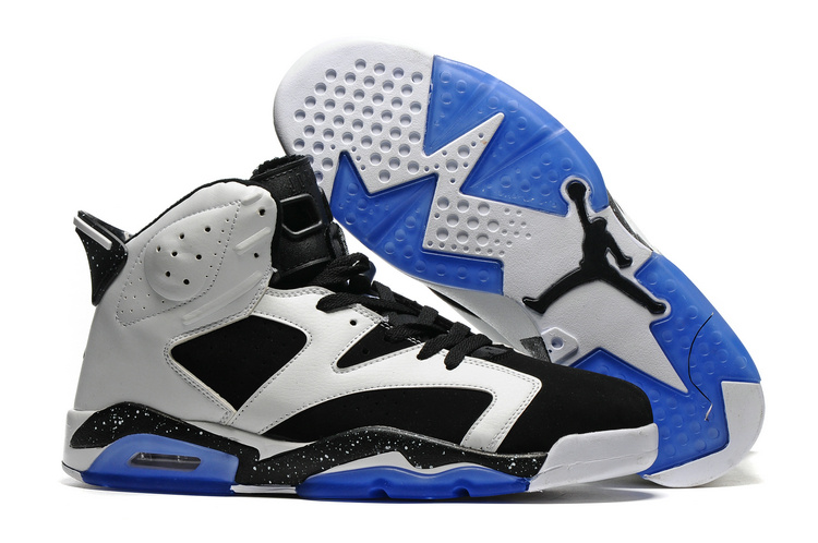 New Air Jordan 6 Oreo Black White - Click Image to Close