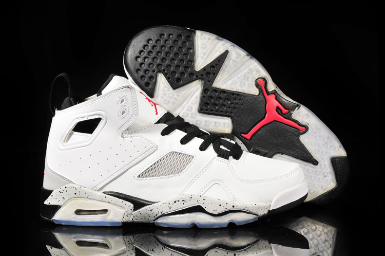 New Air Jordan 6 White Grey Black Shoes - Click Image to Close