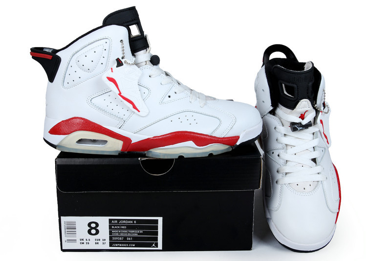 2013 Jordan 6 Retro White Red