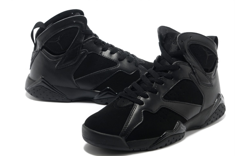 Latest Jordan 7 Retro All Black - Click Image to Close