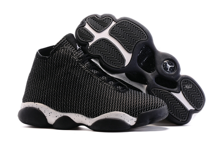 New Air Jordan Horizon Future AJ13 Black White - Click Image to Close