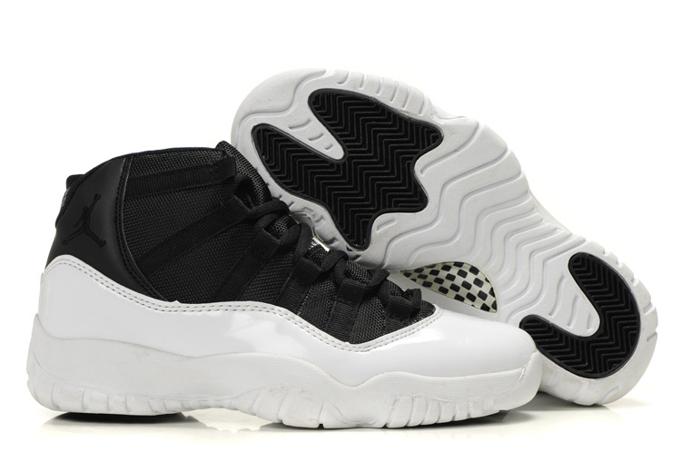 Authentic Cheap Jordan Retro 11 Black White - Click Image to Close