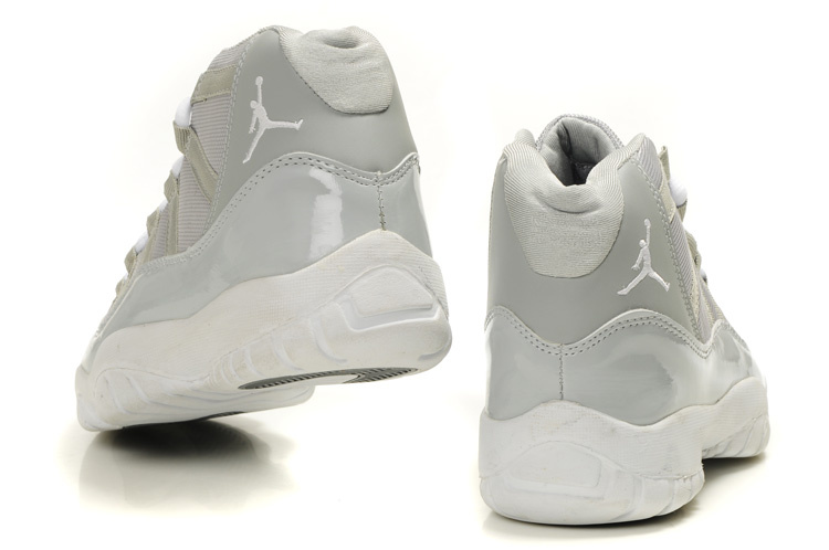 Authentic Cheap Jordan Retro 11 Grey White - Click Image to Close