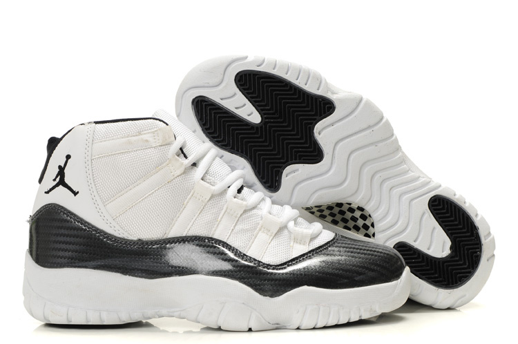 Authentic Cheap Jordan Retro 11 White Black - Click Image to Close