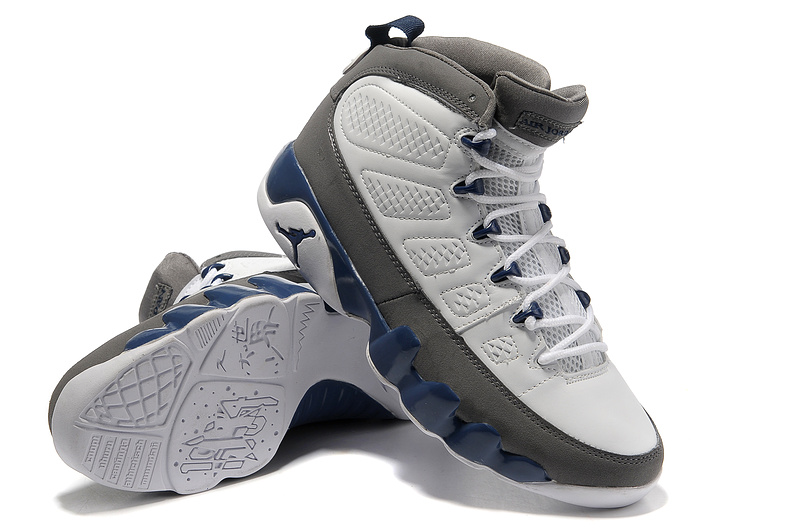 Authentic Jordan 9 Hardback Grey Brown Black Shoes - Click Image to Close