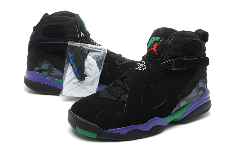 New Jordan Retro 8 Black Purple