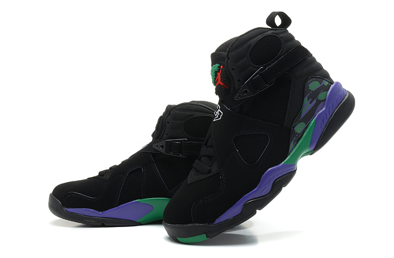 New Jordan Retro 8 Black Purple