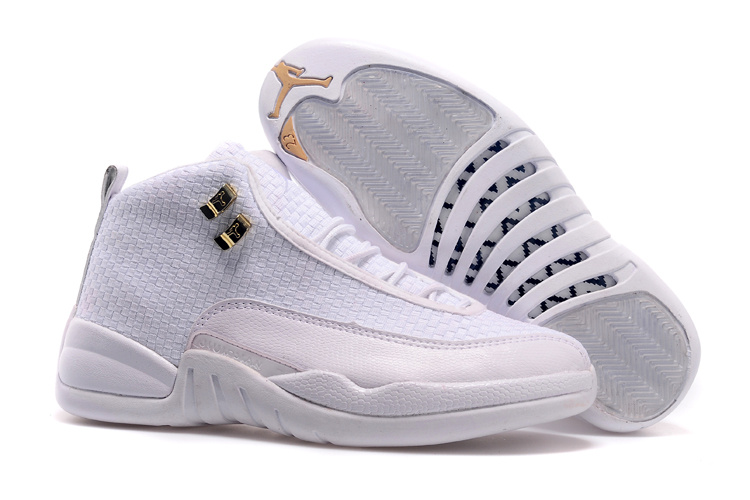 2015 Real All White Jordan 12 Future Shoes