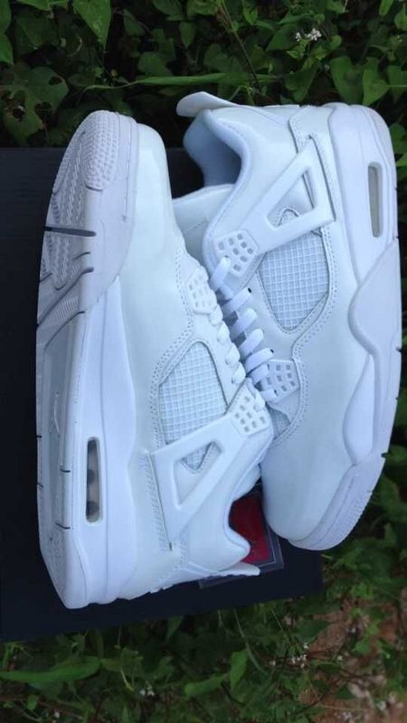 Cheap 2015 Air Jordan 4 Retro All White Shoes