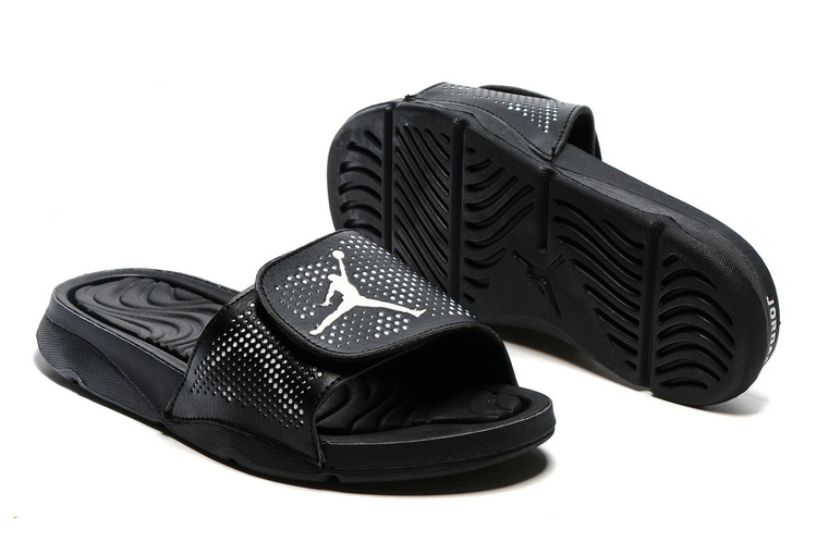 New Jordan Hydro V Retro All Black Sandals