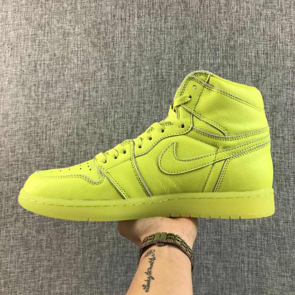 New Men Air Jordan 1 Retro Green