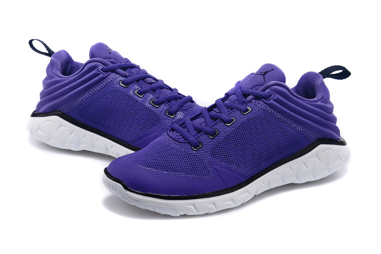 2015 Women Jordan Running Shoes Purple White