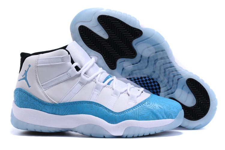 Newest Air Jordan 11 Laser Legend Blue Shoes - Click Image to Close