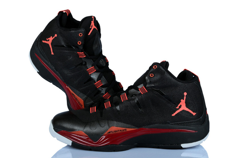 Nike Jordan Griffin Supper Fly 2 Black Red Basketball Shoes