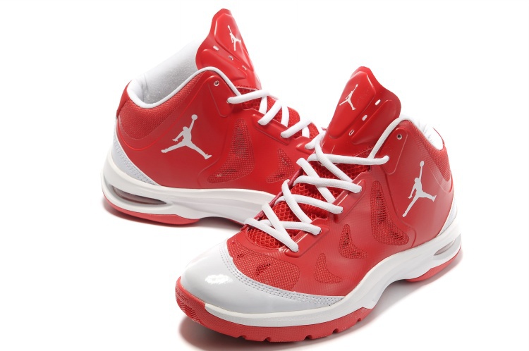 Nike Jordan Play In These Red White Basketball Shoes