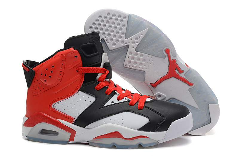 Sale Cheap Air Jordan 6 Retro Black White Red For Mens