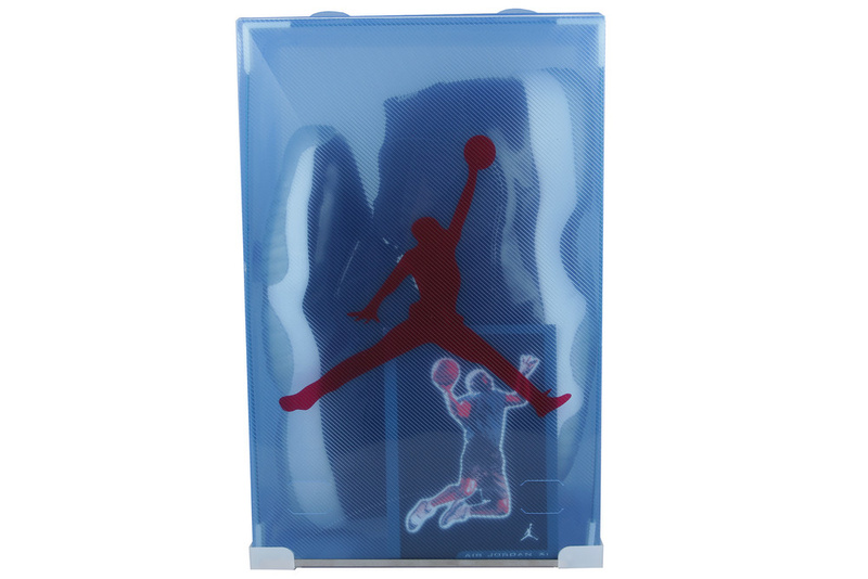 2013 Jordan 11 Retro Black White Blue Crystal Transparent Package