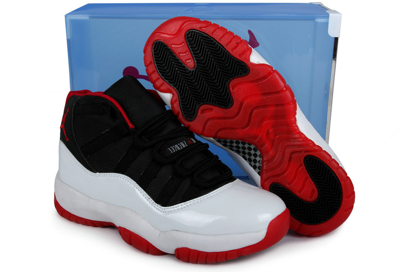 2013 Jordan 11 Retro Black White Red Crystal Transparent Package - Click Image to Close
