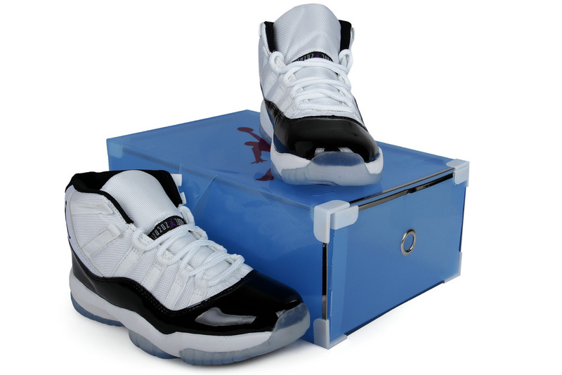 2013 Jordan 11 Retro White Black Crystal Transparent Package