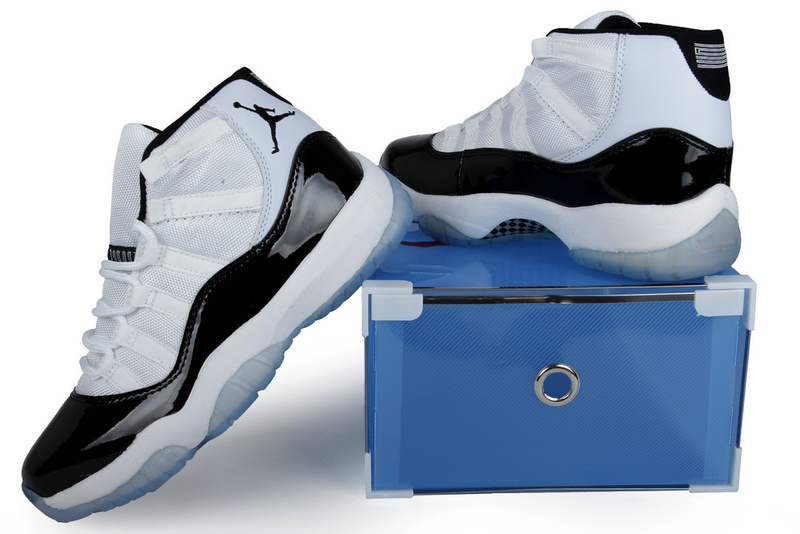 2013 Jordan 11 Retro White Black Crystal Transparent Package