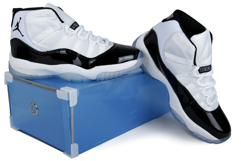 2013 Jordan 11 Retro White Black Crystal Transparent Package