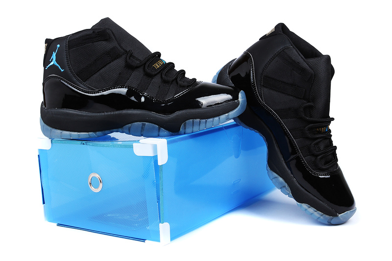 Superman Air Jordan 11 Edition All Black Shoes