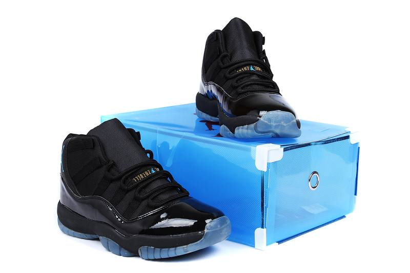 Superman Air Jordan 11 Edition All Black Shoes